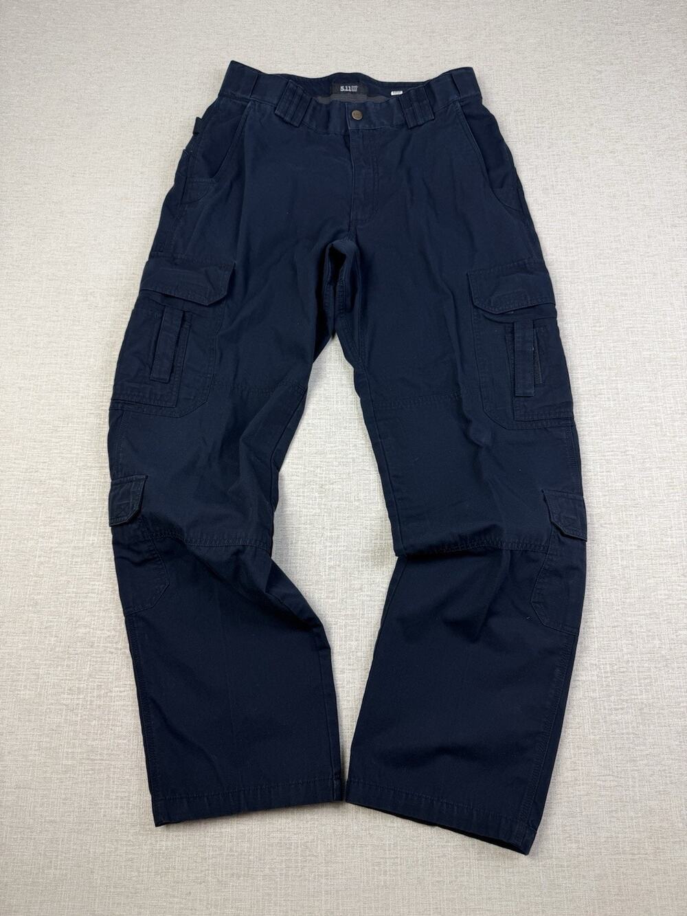 5.11 Tactical Cargo Pants Men’s 34x34 Navy Blue Utility Workwear Cotton Blend